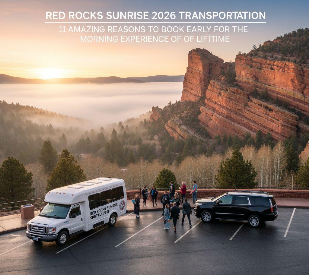Red Rocks sunrise 2026 transportation