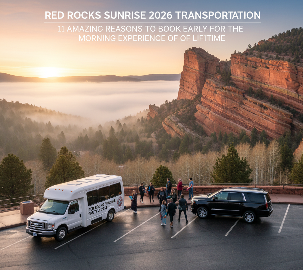 Red Rocks sunrise 2026 transportation