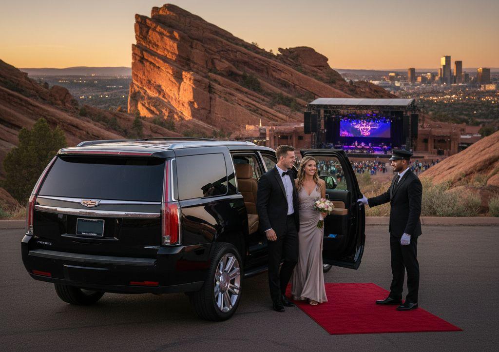Private round-trip car service to Red Rocks