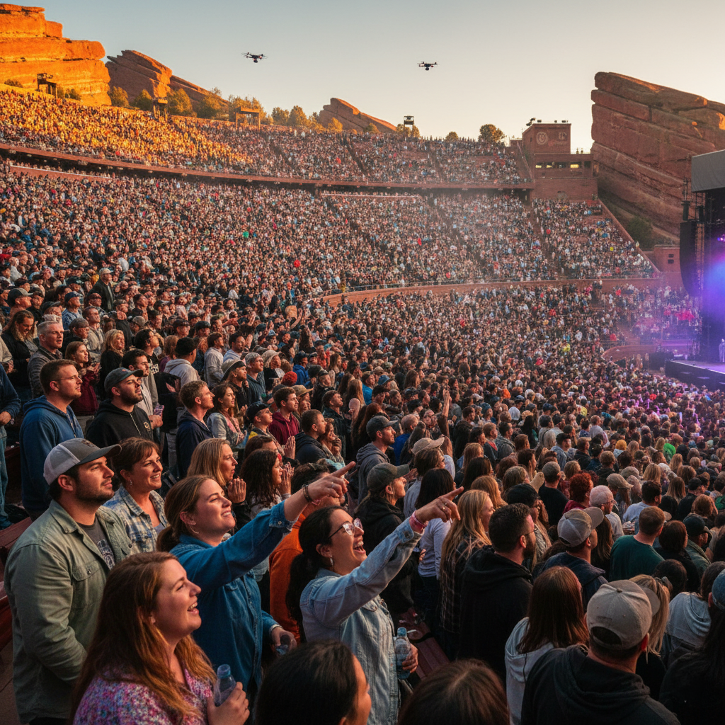 Red Rocks crowd guide 2026