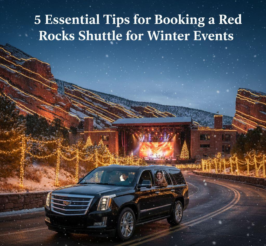 Red Rocks shuttle for winter events