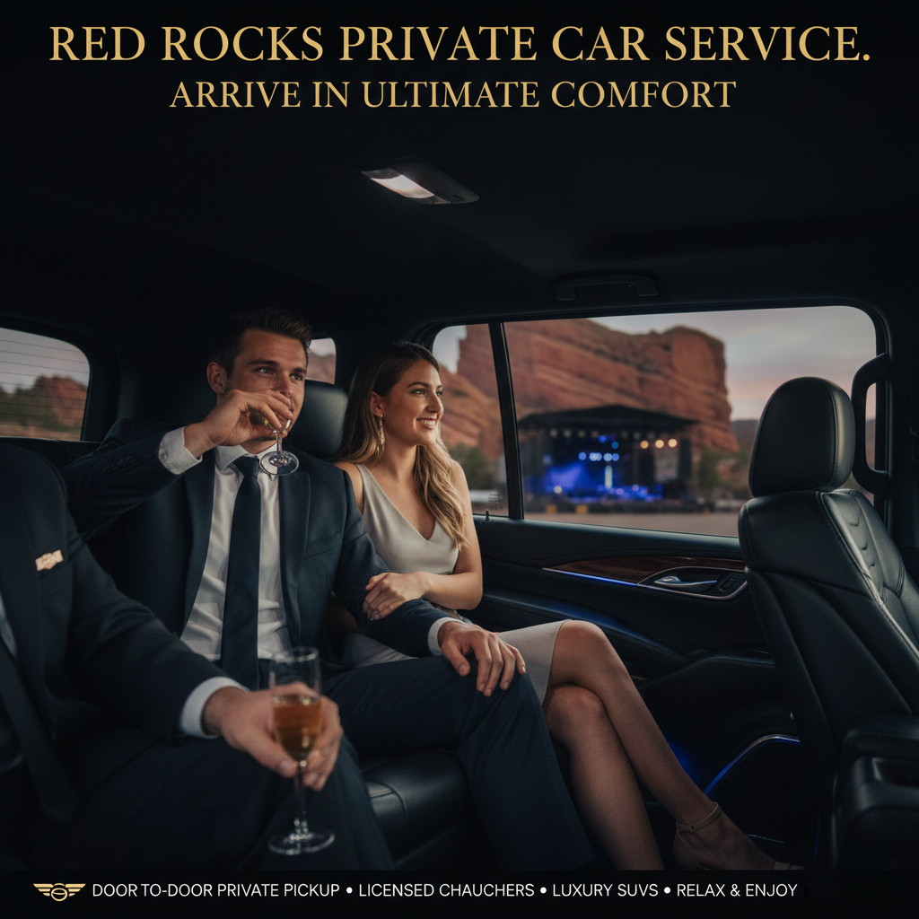 Exclusive car service Denver to Red Rocks
