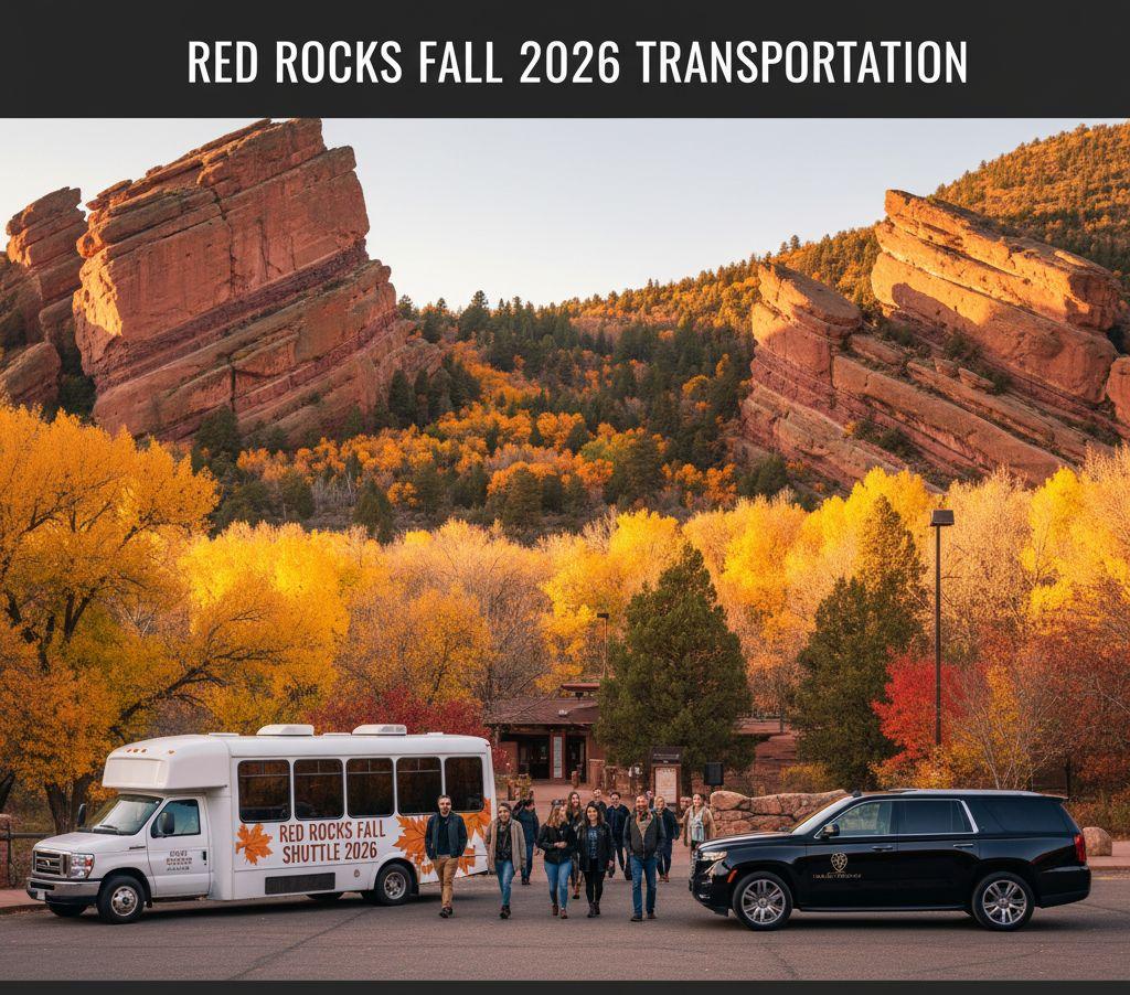 Red Rocks fall 2026 transportation