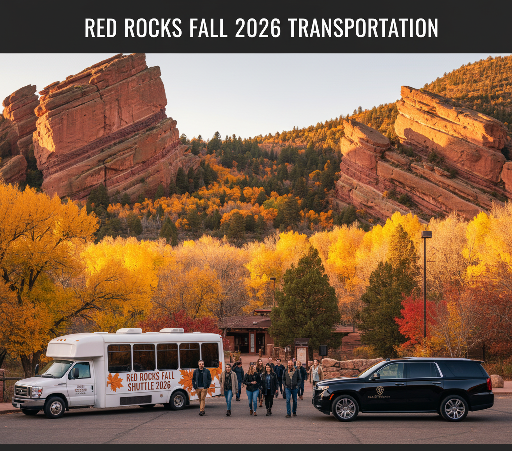 Red Rocks fall 2026 transportation