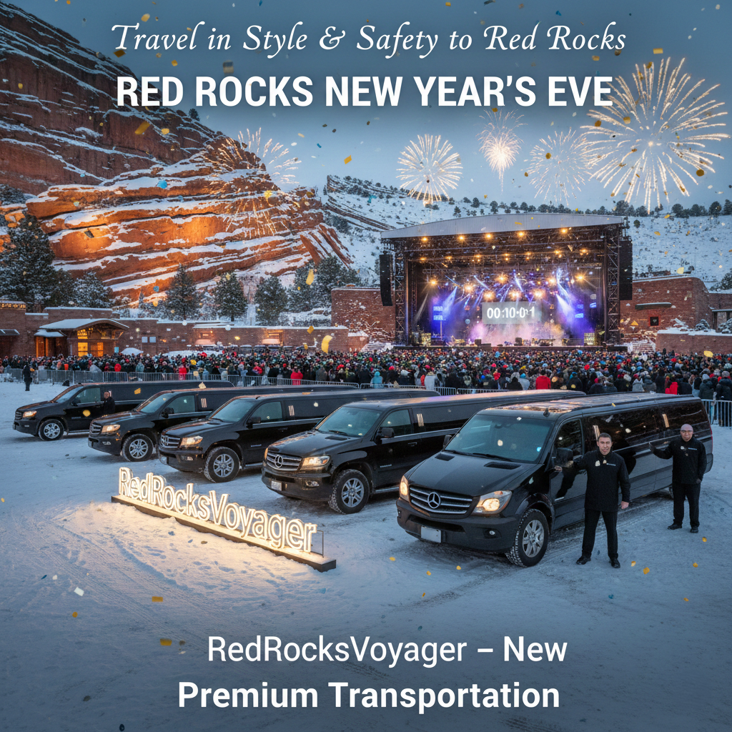 New Year Celebration at Red Rocks Transportation