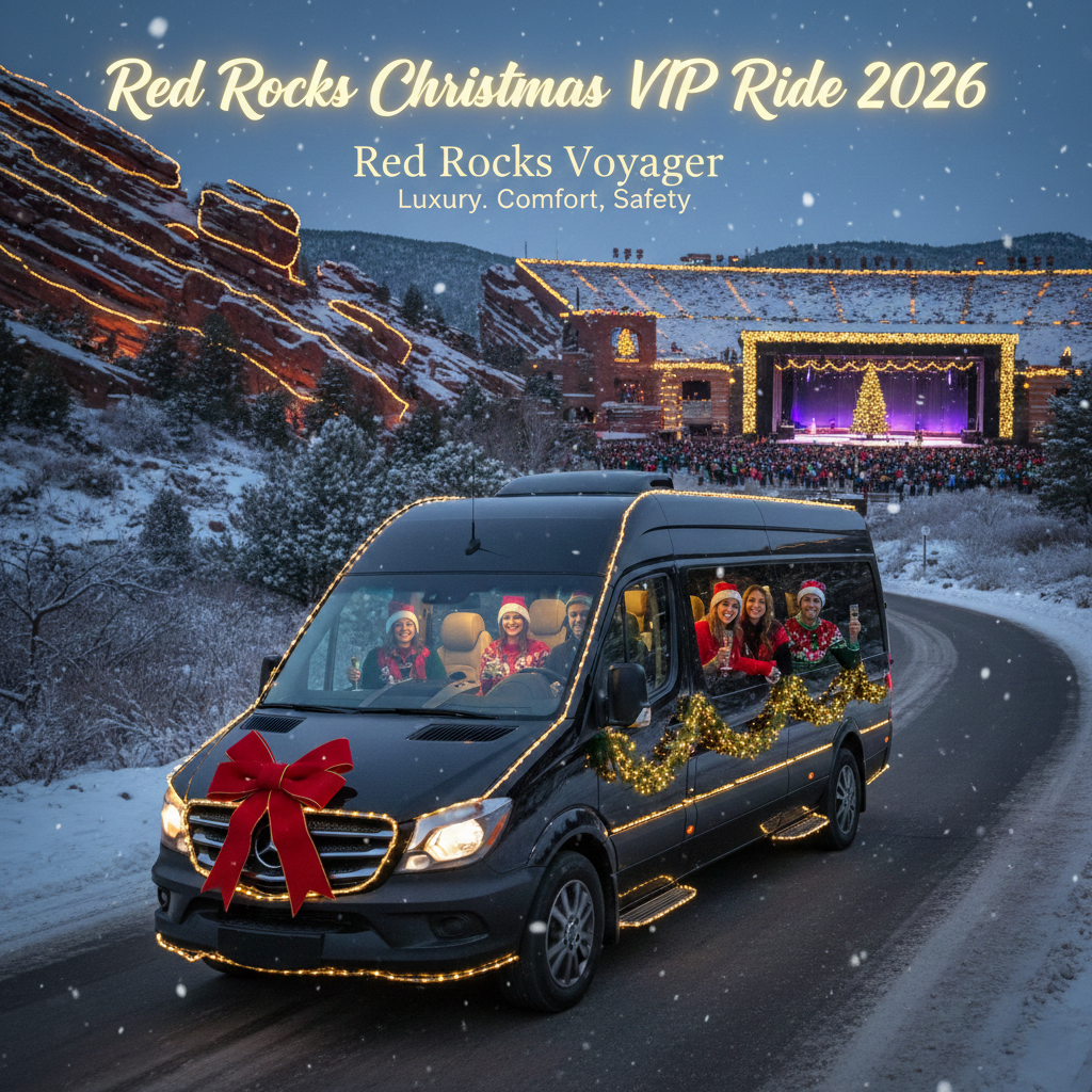 red rocks christmas vip ride