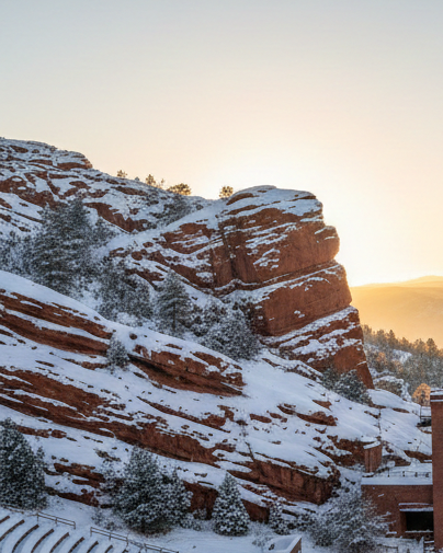 Winter at Red Rocks
