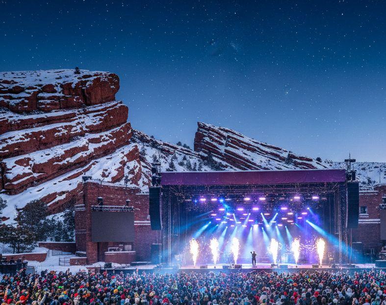Red rocks winter events