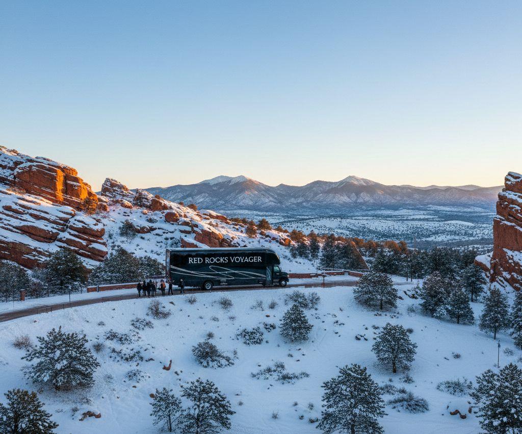 Snow at Red Rocks