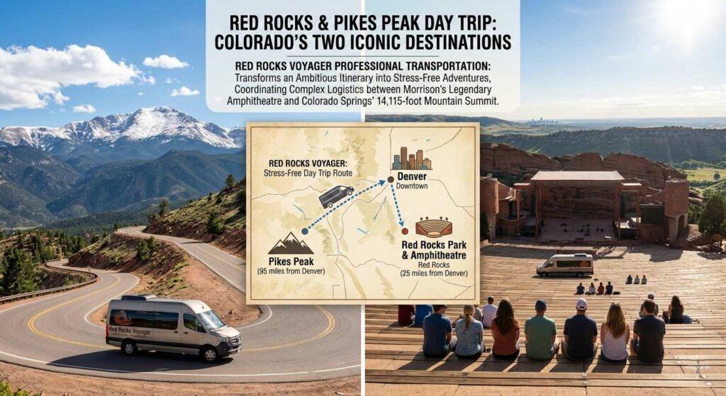Red Rocks Pikes Peak Day Trip 2026: Complete Colorado Guide 2 Denver Red Rocks Car Service Red rocks pikes peak day trip