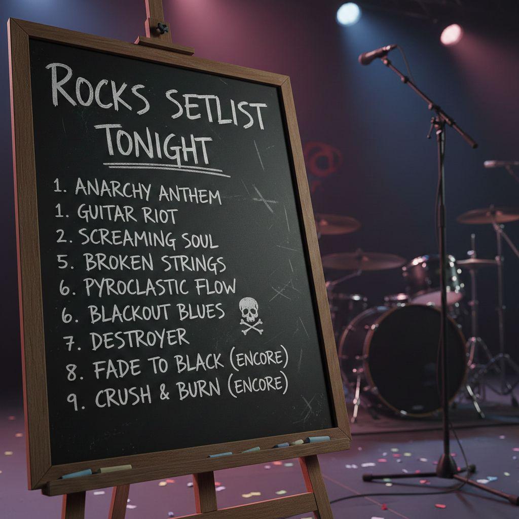 rocks setlist tonight