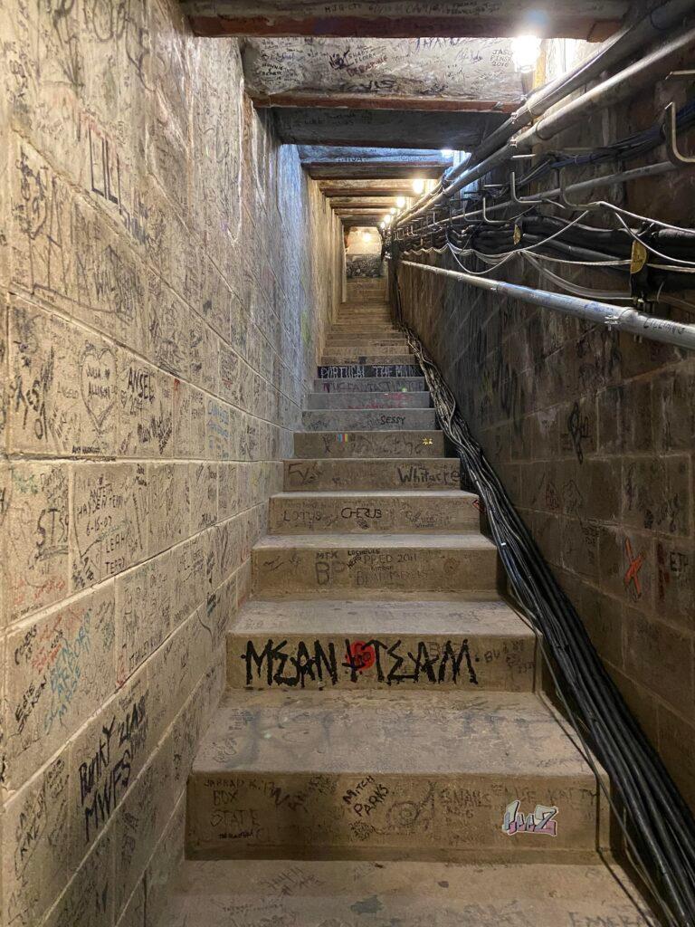 tunnel under red rocks