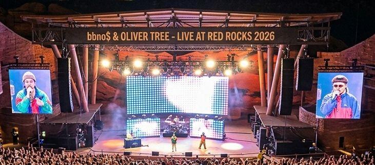 bbno$ Oliver Tree Red Rocks 2026