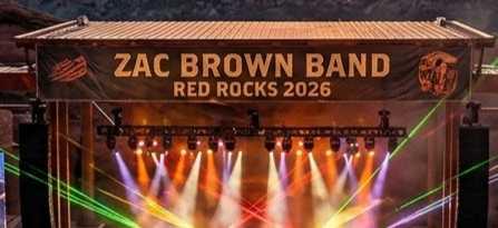 Zac Brown Band Red Rocks 2026 — Two Nights Oct 19 & 20 Love & Fear Tour Guide