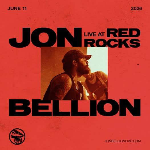 Jon Bellion Red Rocks 2026 — His Debut Headline at Morrison on June 11