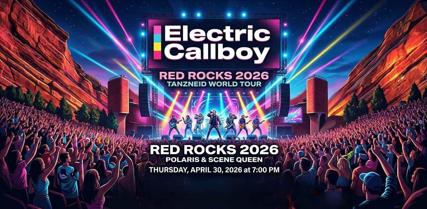Electric Callboy Red Rocks 2026 — Tanzneid World Tour & 7 Transport Tips