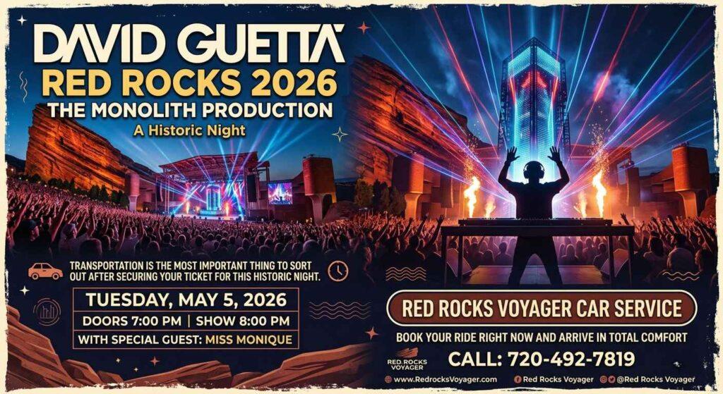 David Guetta Red Rocks 2026