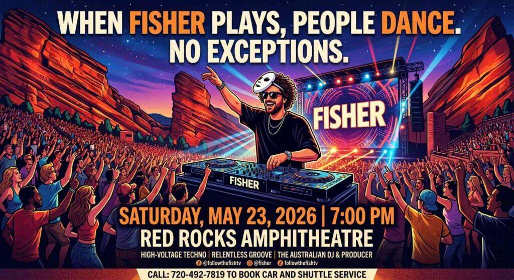 FISHER Red Rocks 2026