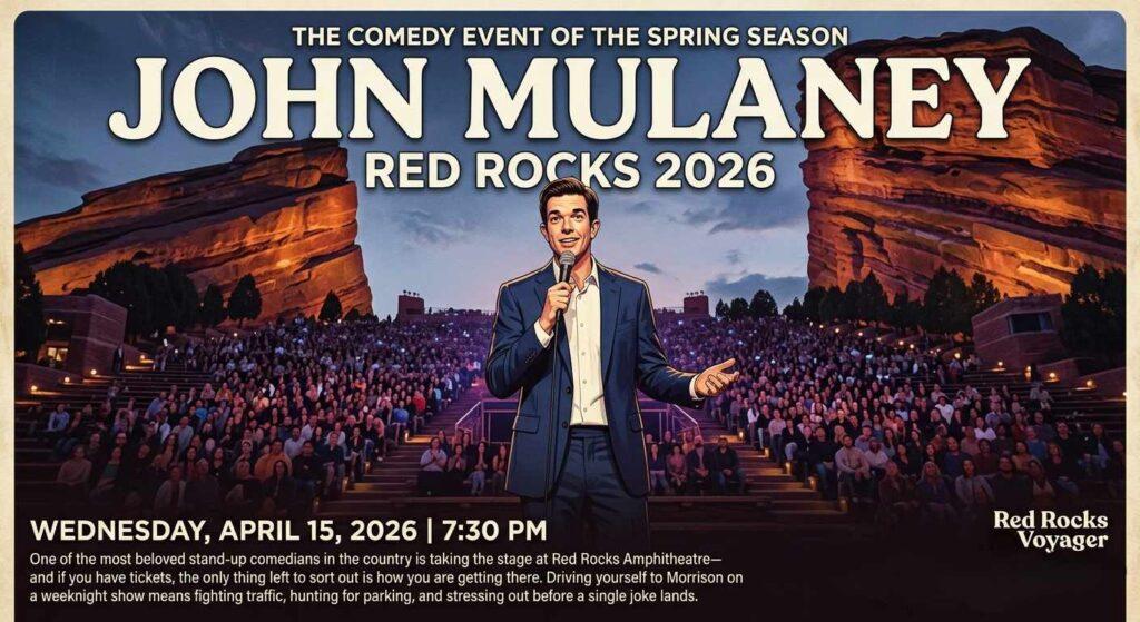 John Mulaney Red Rocks 2026