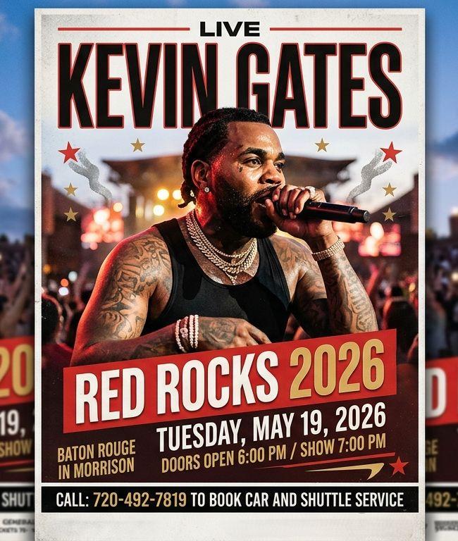 Kevin Gates Red Rocks 2026