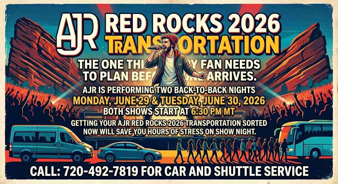 AJR Red Rocks 2026: Your Complete Transportation & Concert Guide