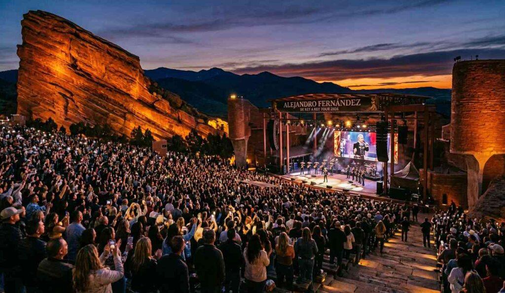 Alejandro Fernandez Red Rocks 2026 — De Rey a Rey Tour Comes to Morrison May 7 3 Denver Red Rocks Car Service Alejandro Fernandez Red Rocks 2026