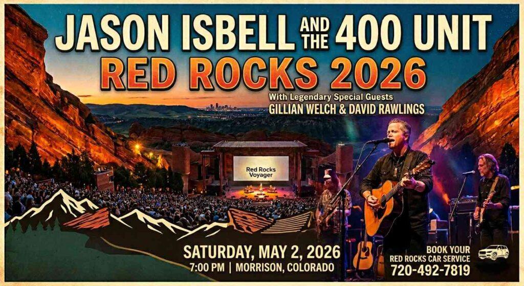Jason Isbell Red Rocks 2026