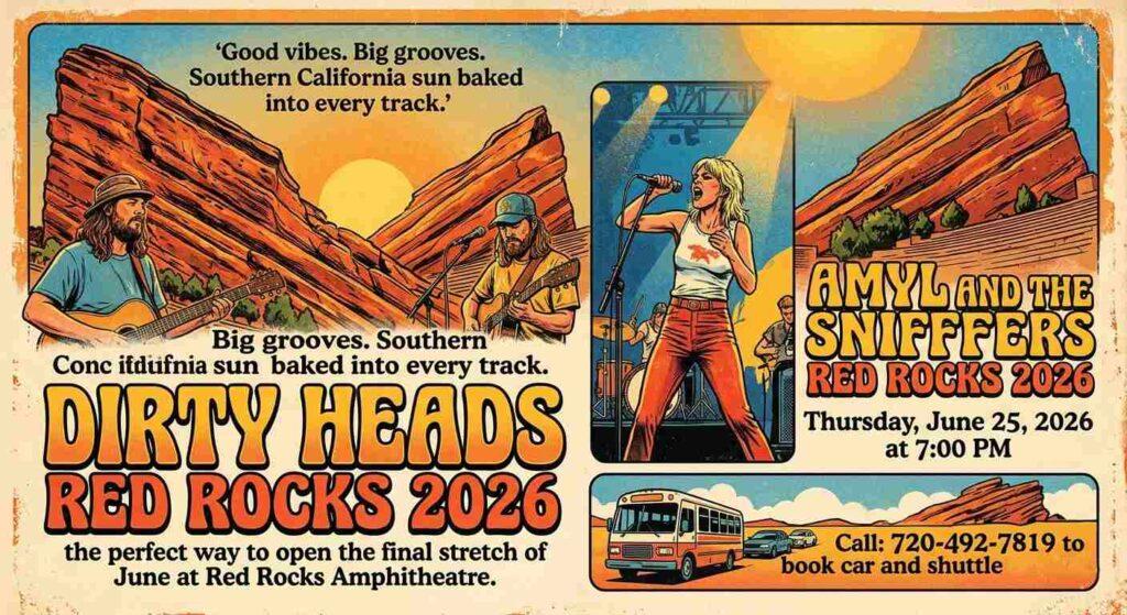 Amyl and the Sniffers Red Rocks 2026