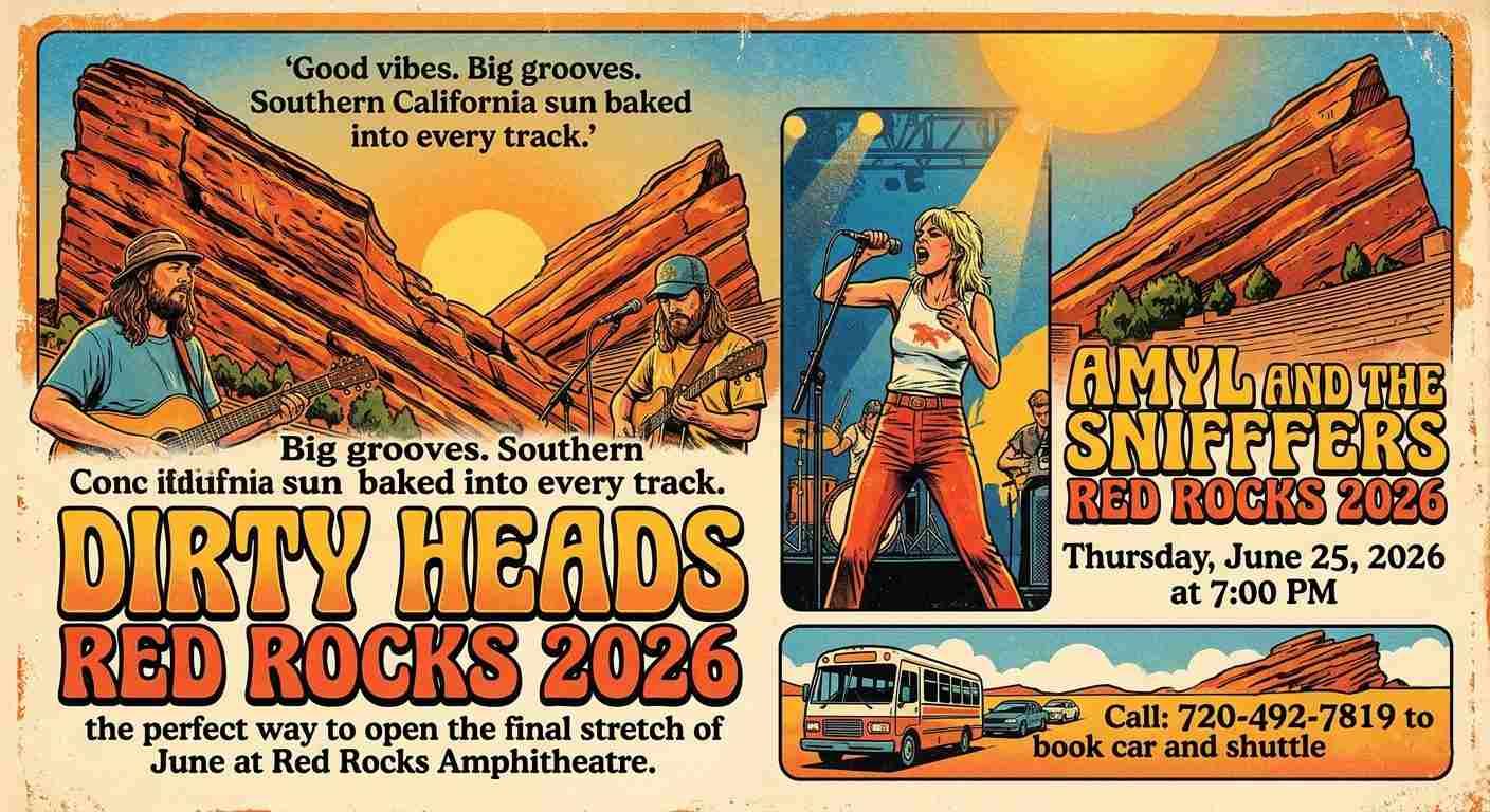 Amyl and the Sniffers Red Rocks 2026 — Their Colorado Debut Hits Morrison June 17