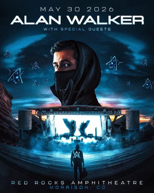 Alan Walker Red Rocks 2026