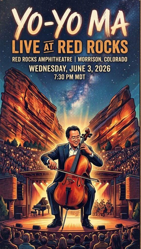 Yo-Yo Ma Red Rocks 2026