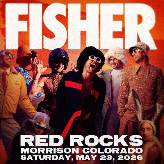FISHER Red Rocks 2026