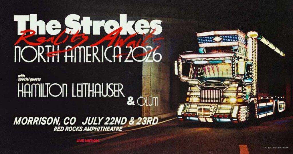The Strokes Red Rocks 2026