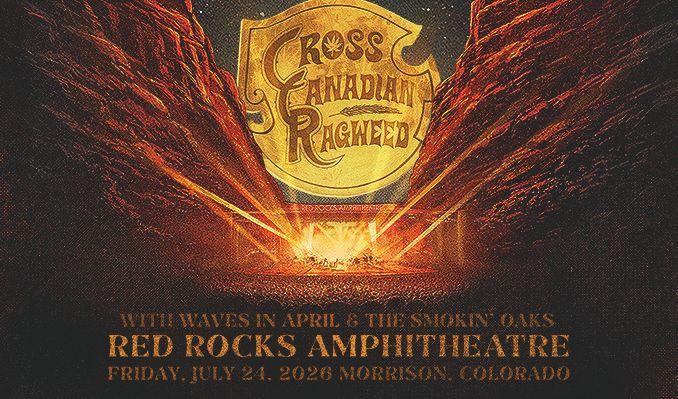 Cross Canadian Ragweed Red Rocks 2026 — Their Headline Debut July 24 With The Smokin’ Oaks