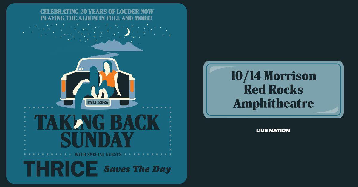 Taking Back Sunday Red Rocks 2026: Concert Transportation Guide