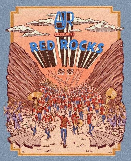 AJR Red Rocks 2026 — Two Sold-Out Nights at Morrison June 29 & 30