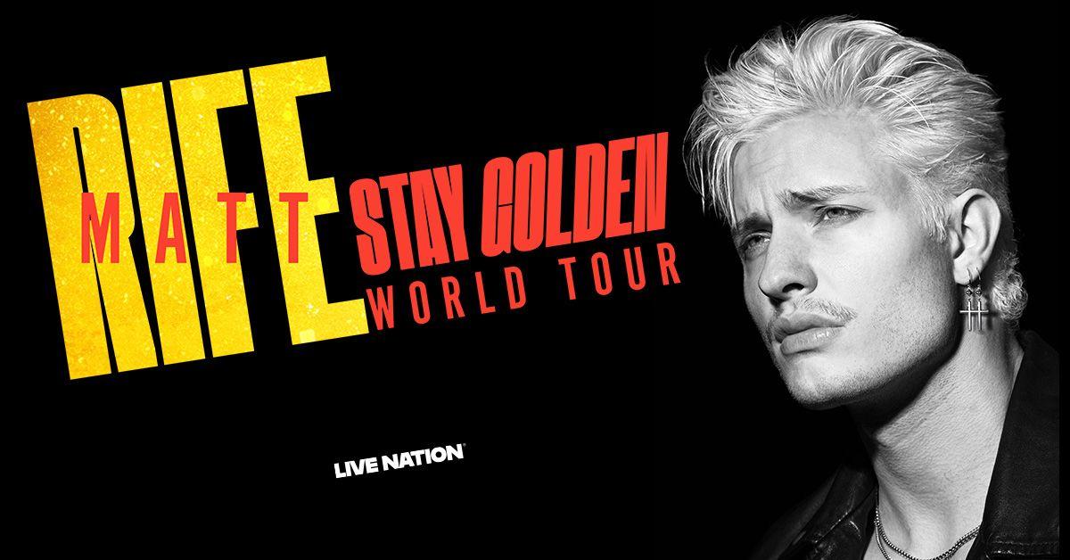 Matt Rife Red Rocks 2026 — Stay Golden World Tour at Morrison October 18