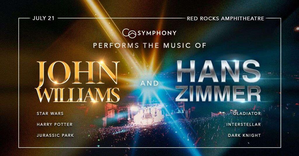 Colorado Symphony Hans Zimmer & John Williams Red Rocks 2026