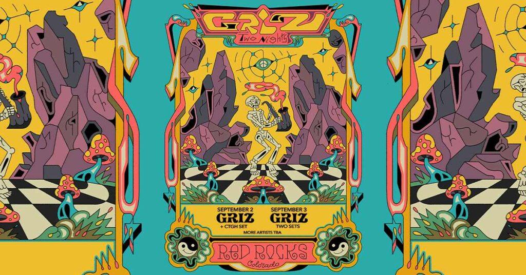 GRiZ Red Rocks 2026 — Two Nights of Electronic Funk Soul at Morrison September 2 & 3 2 Denver Red Rocks Car Service GRiZ Red Rocks 2026