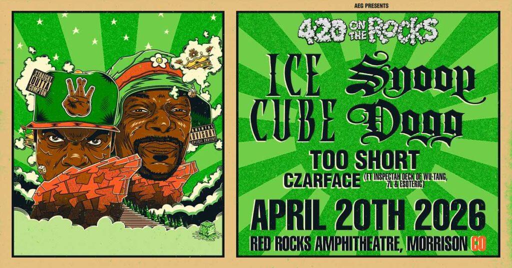 Ice Cube & Snoop Dogg Red Rocks 2026