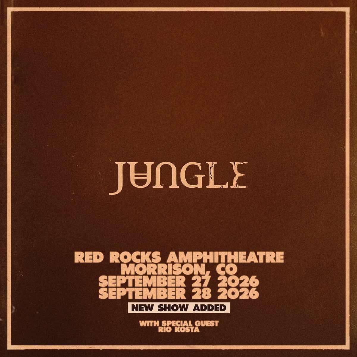 Jungle Red Rocks 2026 — Two Nights of Global Soul-Funk at Morrison September 27 & 28 With RIO KOSTA