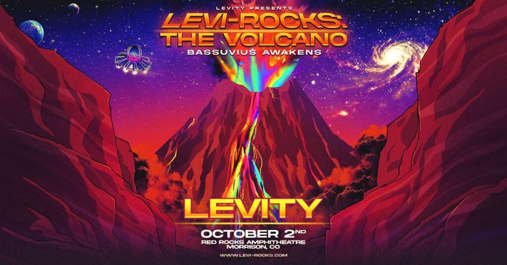 Levity Red Rocks 2026 — Levi-Rocks: The Volcano Hits Morrison October 2 at 6PM 2 Denver Red Rocks Car Service Levity Red Rocks 2026
