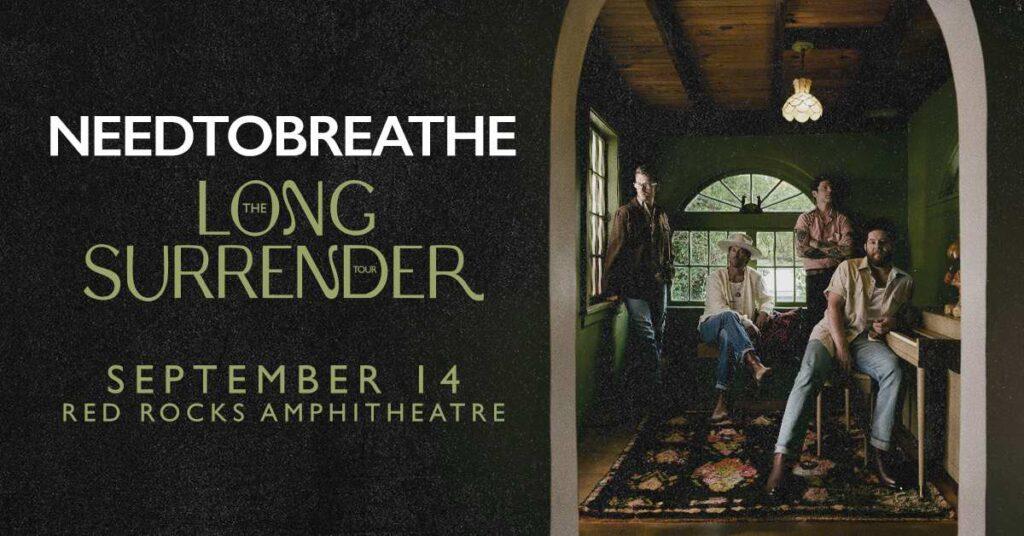 Needtobreathe Red Rocks 2026