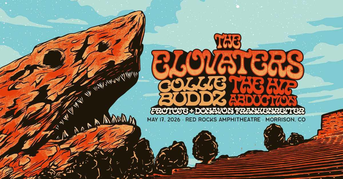 The Elovaters Red Rocks 2026 — Reggae Rock Vibes Hit Morrison May 17 With Collie Buddz & Protoje
