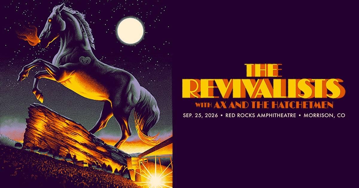 The Revivalists Red Rocks 2026 — New Orleans Soul Rock Hits Morrison September 25 With Ax and the Hatchetmen