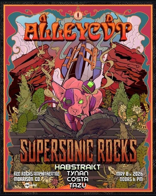 ALLEYCVT Supersonic Rocks Red Rocks 2026