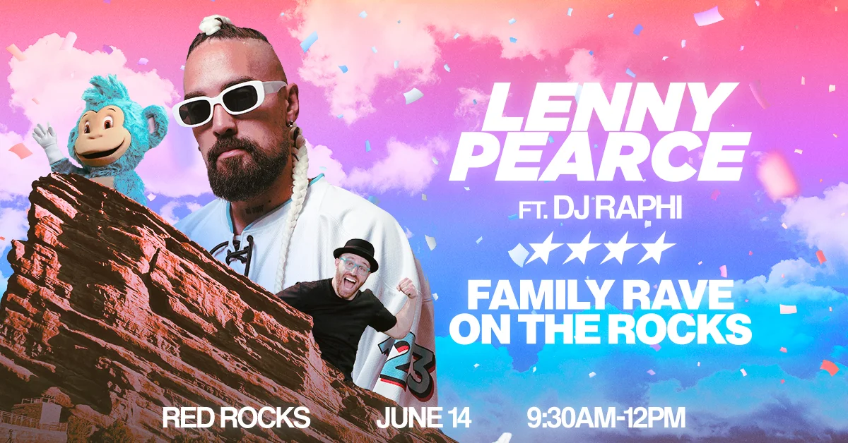 Lenny Pearce Red Rocks 2026 — Morning Movement Event at Morrison June 14 With DJ Raphi