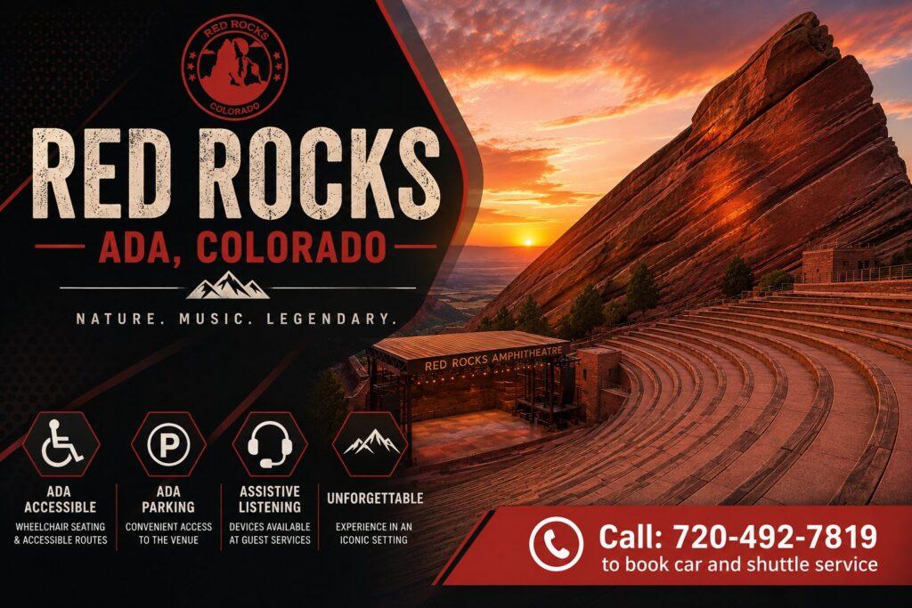 Red Rocks ADA Accessibility Guide — Seating, Parking, and Getting There 2 Denver Red Rocks Car Service Red Rocks ADA accessibility guide