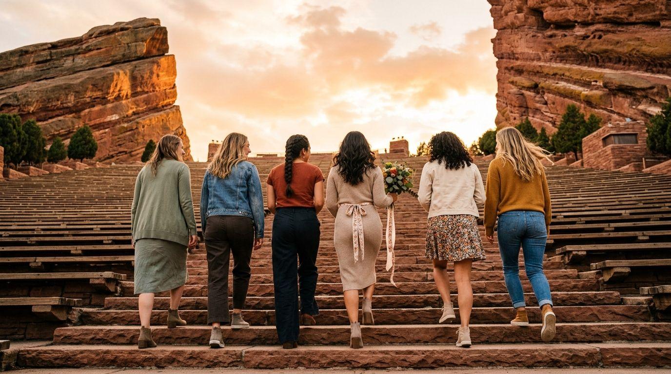 Red Rocks Bachelorette Party Transportation — Champagne, Steps, and Zero Driving