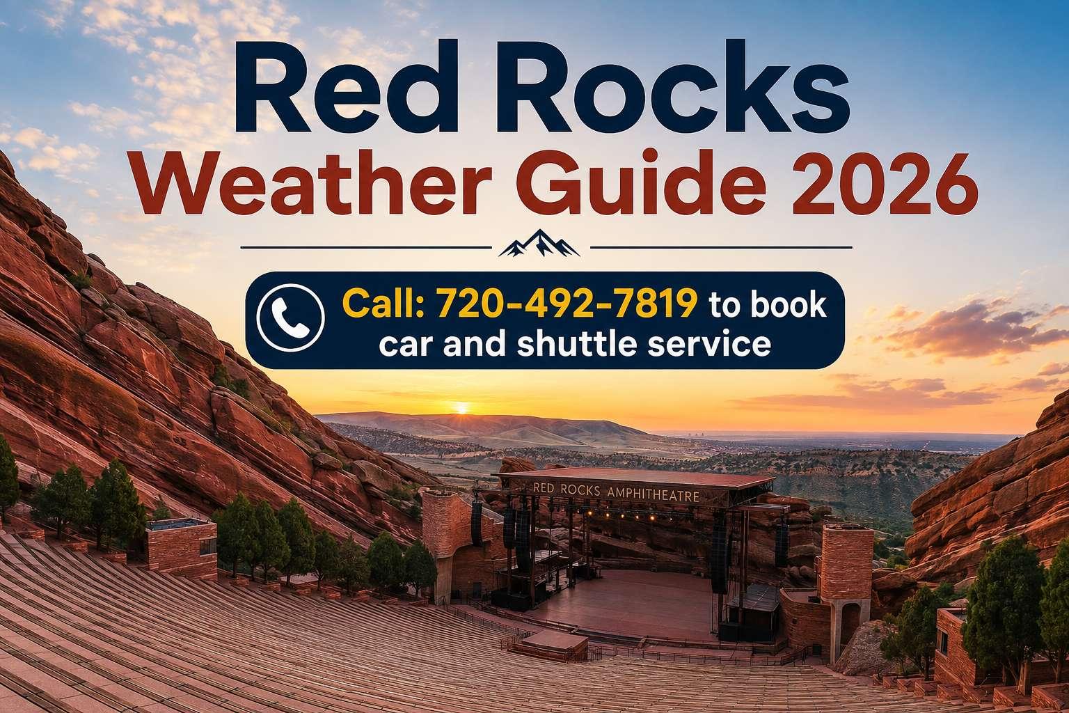 Red Rocks Weather Guide 2026 — What to Wear, When to Go & What to Expect Every Season